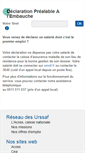 Mobile Screenshot of due.urssaf.fr