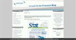 Desktop Screenshot of blog.paris.urssaf.fr