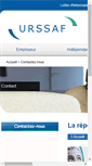 Mobile Screenshot of contact.urssaf.fr